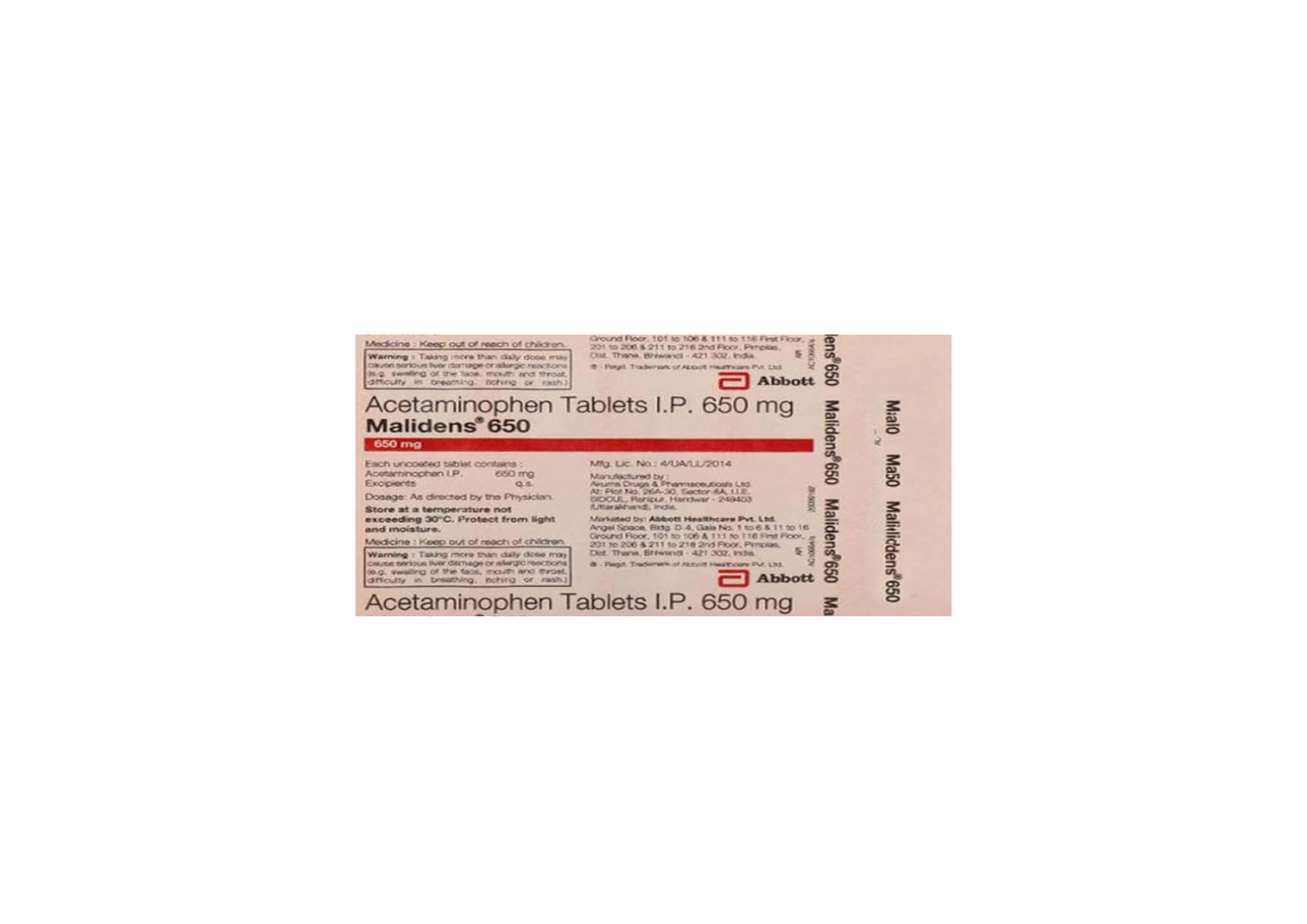 MALIDENS 650MG